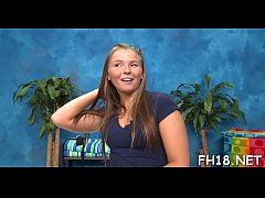 Play MP4 - Legal age teenager with a juicy butt gets nailed during a massage