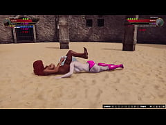 Play MP4 - Imperatrice VS Gertrude G &lpar;Naked Fighter 3D&rpar;