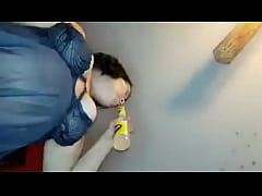 Play MP4 - Riding a 14 inch dildo in her giant cunt