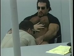 Play MP4 - Stud taken for booking and gets cock in mouth and ass in jail cell