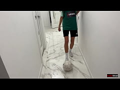 Play MP4 - Public agent - Offered a cute girl to become a football player