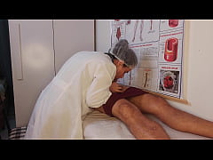 Play MP4 - Paciente tem ere&ccedil;&atilde;o ao sentir o toque da enfermeira