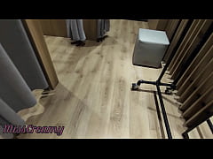 Play MP4 - Hot teacher in public in the dressing room of the store and helps me to cum - MissCreamy