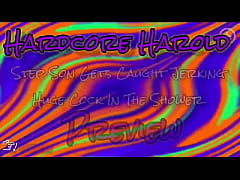 Play MP4 - Step Son Gets Caught Jerking Huge Cock In The Shower