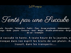 Play MP4 - Tent&eacute; par une succube - French dirty talk public succubus anal