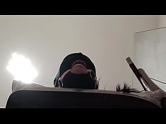 Play MP4 - Tied up&comma; blindfolded and ballgagged milf gets fucked in her mouth&comma; pussy and ass