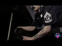 Play MP4 - Guantanamo Bae - Prisoner mistreated&comma; handcuffed&comma; starved&comma; dominated&comma; only allowed to see without head cover when slaved forced to sniff&comma;eat & clean the sadistic Milf Prison Guard filthy asshole as only meal &period;&period;&period; Femdom&comma; cosplay&comma; bdsm&comma; ass worship