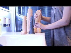 Play MP4 - The blonde found a man with a big dick in the closet