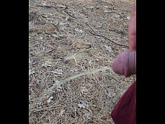 Play MP4 - Straight piss in woods