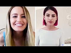 Play MP4 - Kristen & Scarlett Enjoy Webcam Sex Before Their Wedding Day