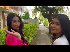 Play MP4 - Beautiful Busty Latinas Go Shopping at the Sex Store for Lingerie with White Guy