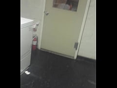 Play MP4 - in the apartment laundry room beating my dick & nutting