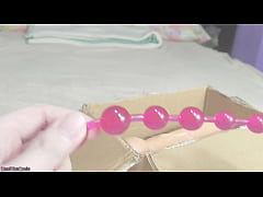 Play MP4 - Cute tranny DaniTheCutie tries using "traditional" anal beads on her pretty lil butt