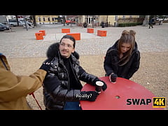 Play MP4 - SWAP4K&period; Cuckold boyfriend watches how we fuck his girlfriend hard