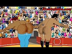 Play MP4 - Putaria Quente com Toureiros no Desenho Gay
