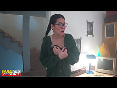 Play MP4 - FAKEhub - Young lady hires exorcist to banish spirit from her room ending in sexy creampie surprise