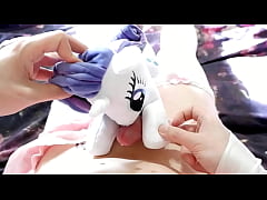 Play MP4 - &lbrack;EroNekoKun&rsqb; - A cute My Little Pony plush toy of Rarity is licking my cock&comma; and it's so great that I'm cumming