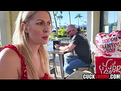 Play MP4 - Cuck husband dares wife to hook up with stranger