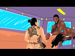 Play MP4 - Queen Rogue vs King Nasir fucking big booty on a party bus
