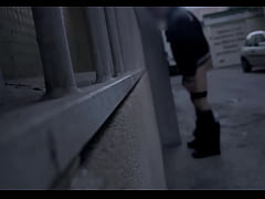 Play MP4 - Amateur boys pissing in the street&comma; one tries a quick blowjob