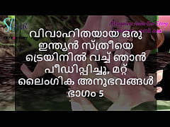 Play MP4 - Malayalam Sex Story - I Fucked a Married Indian Woman in Train and other Sex Experiences Part 5