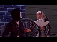 Play MP4 - Transsexual Nun has Sex with Believer - Sexual Hot Animations