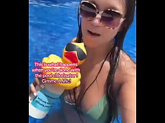 Play MP4 - This is what happens when you&rsquo;re alone with the pool chlorinator&excl; Gimme A Mic&excl;