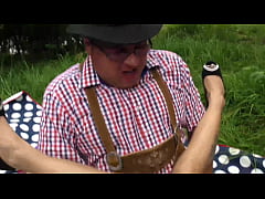 Play MP4 - german outdoor lederhosen orgy