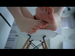 Play MP4 - Footfetish from a sexy student&period;