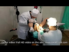 Play MP4 - Orgasm for mature woman on gyno chair