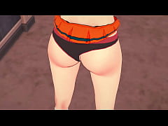 Play MP4 - Super sexy girl Momo Yaoyorozu - 3D Hentai