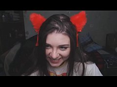 Play MP4 - Catgirl gives you a blowjob while you play with her