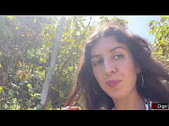 Play MP4 - Hottie sucks my dick on a public beach and walks along the shore with cum on her face - Cumwalk