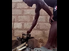 Play MP4 - Egg stew with rice almost to finished