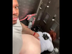 Play MP4 - Big Booty White Girl Fucked In Gym Locker Room Almost Caught