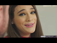 Play MP4 - Horny shemale Jessy Bells got the job and big dick by a big dick house owner