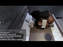 Play MP4 - &lbrack;ROBLOX&rsqb; Thick ebony makes me play with her huge tits