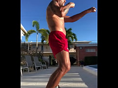 Play MP4 - MAXXX LOADZ THE MARTIAL ARTIST PORNSTAR SHADOW BOXING BY THE POOL