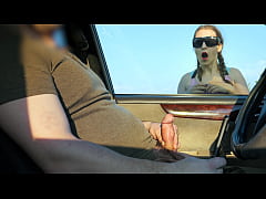 Play MP4 - Stranger Caught Me Jerking Off in a Car in a Public Park and Gave Me an Incredible BlowJob&excl;&excl;