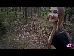 Play MP4 - Sexy nymphomaniac in the forest made me cum in her mouth