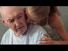 Play MP4 - Skinny teen sucks off horny old man cock after she gets hardcore fucked by him