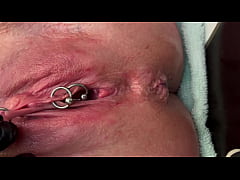 Play MP4 - Pee very strong stream from my Pierced Pussy and my hands in Latex Glove