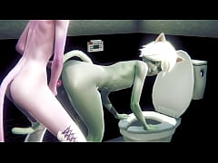 Play MP4 - Furry Yaoi - Two cats sex in toilet - Sissy crossdress Japanese Asian Manga Anime Film  Game Porn Gay