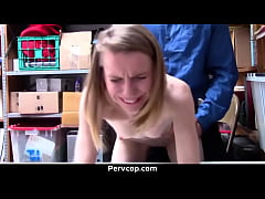 Play MP4 - Skinny Teen Fucked After Being Caught Shoplifting - Pervcop