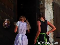 Play MP4 - Hardcore femdom fetish with nasty sweetheart whipping slave hard