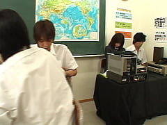 Play MP4 - JAPANESE BABE GAGS ON TWO HUGE COCKS THEN GETS FUCKED ON TITS AND PUSSY