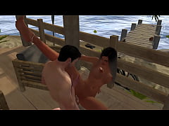 Play MP4 - Exotic Girl fingering her ass before getting anal in a Caribbean resort &colon; 3D Porn