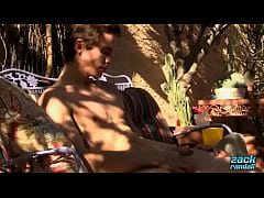 Play MP4 - ZackRandall&colon; Handsome Derrick Dickem Strokes His Juicy Cock Under The Sun