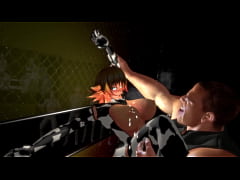 Play MP4 - Anime Milk Girl Gets Pounded Standing up in a Sex Cage