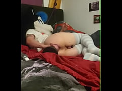 Play MP4 - Husky Gets Fucked by a Bad Dragon Rex XL